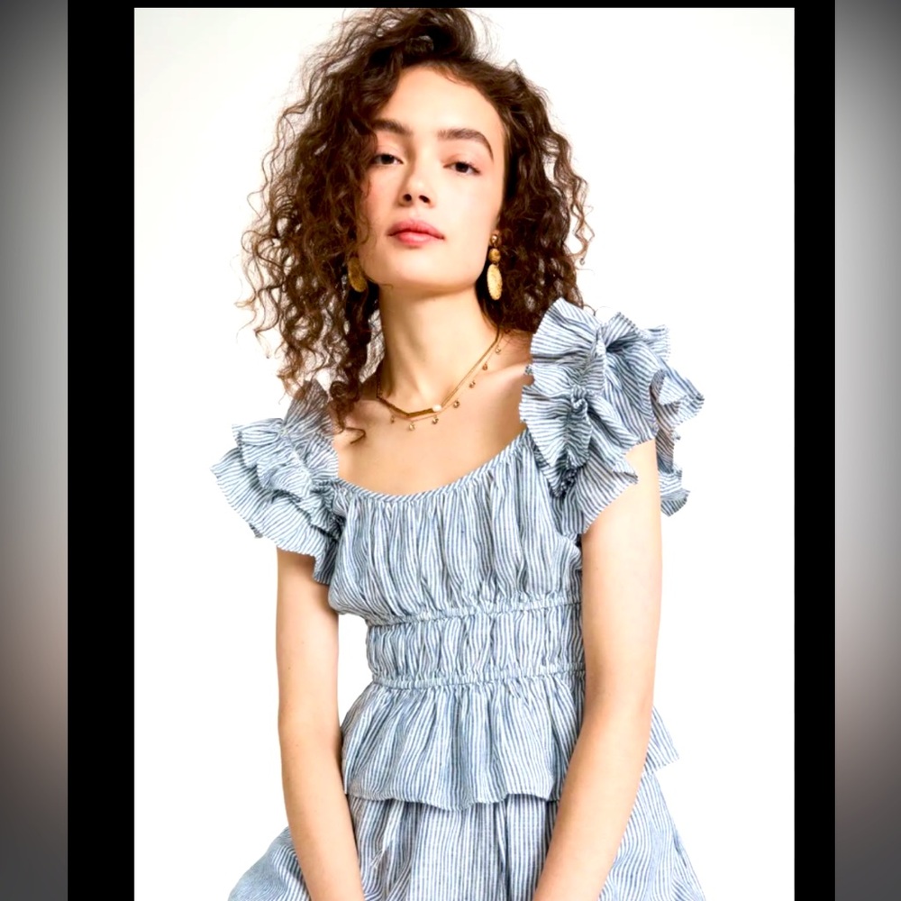 Ulla Johnson Paloma Top - Marine